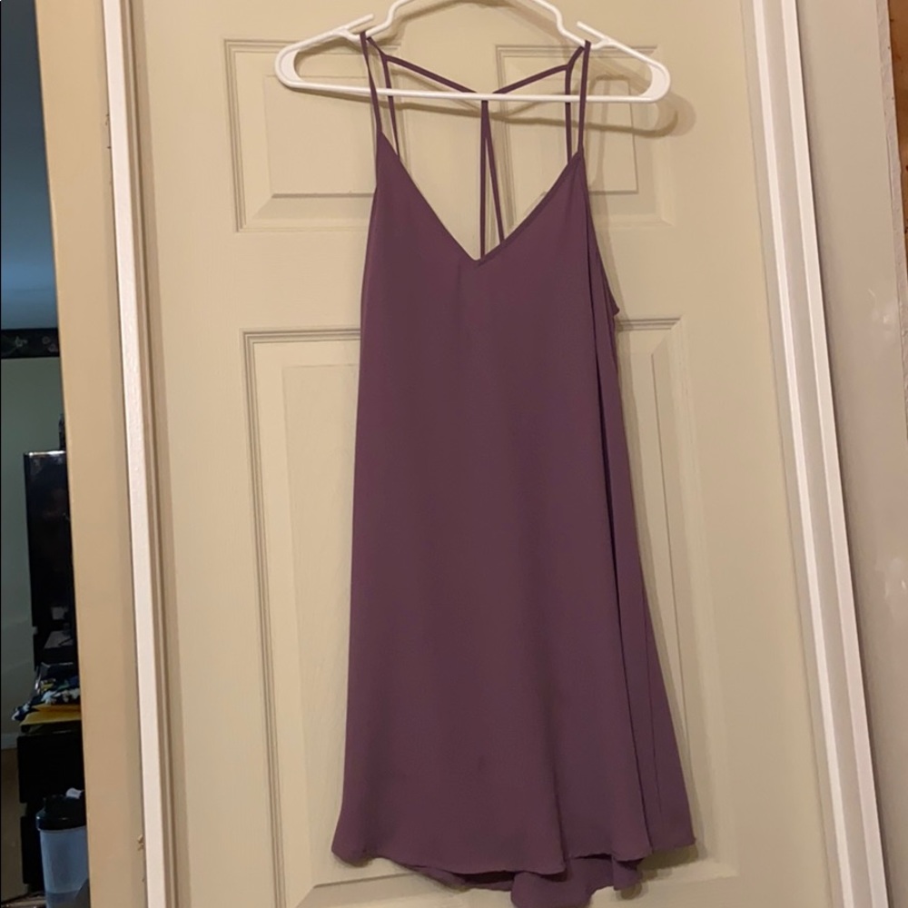 Purple dress